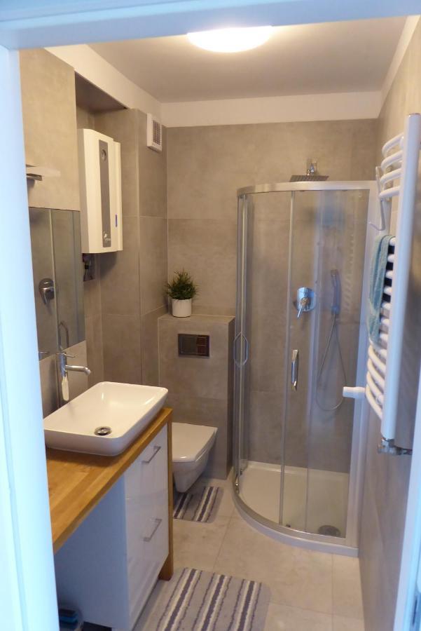 Ferienwohnung Dziwnowek Lesne Tarasy Blue Exterior foto
